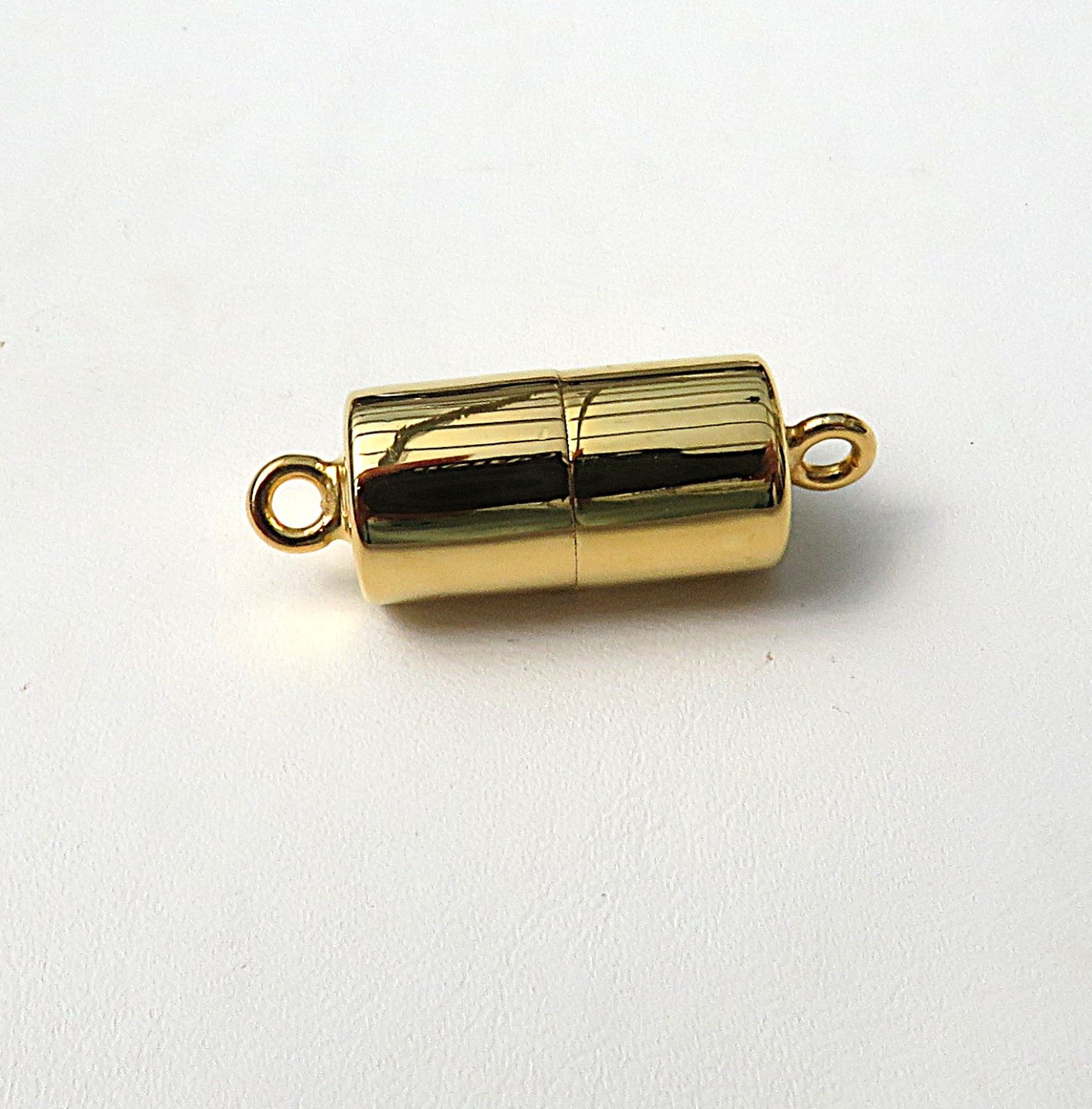 Magnetschließe Sterlingsilber vergoldet 10x20 mm SONDERANGEBOT MAGV10x20