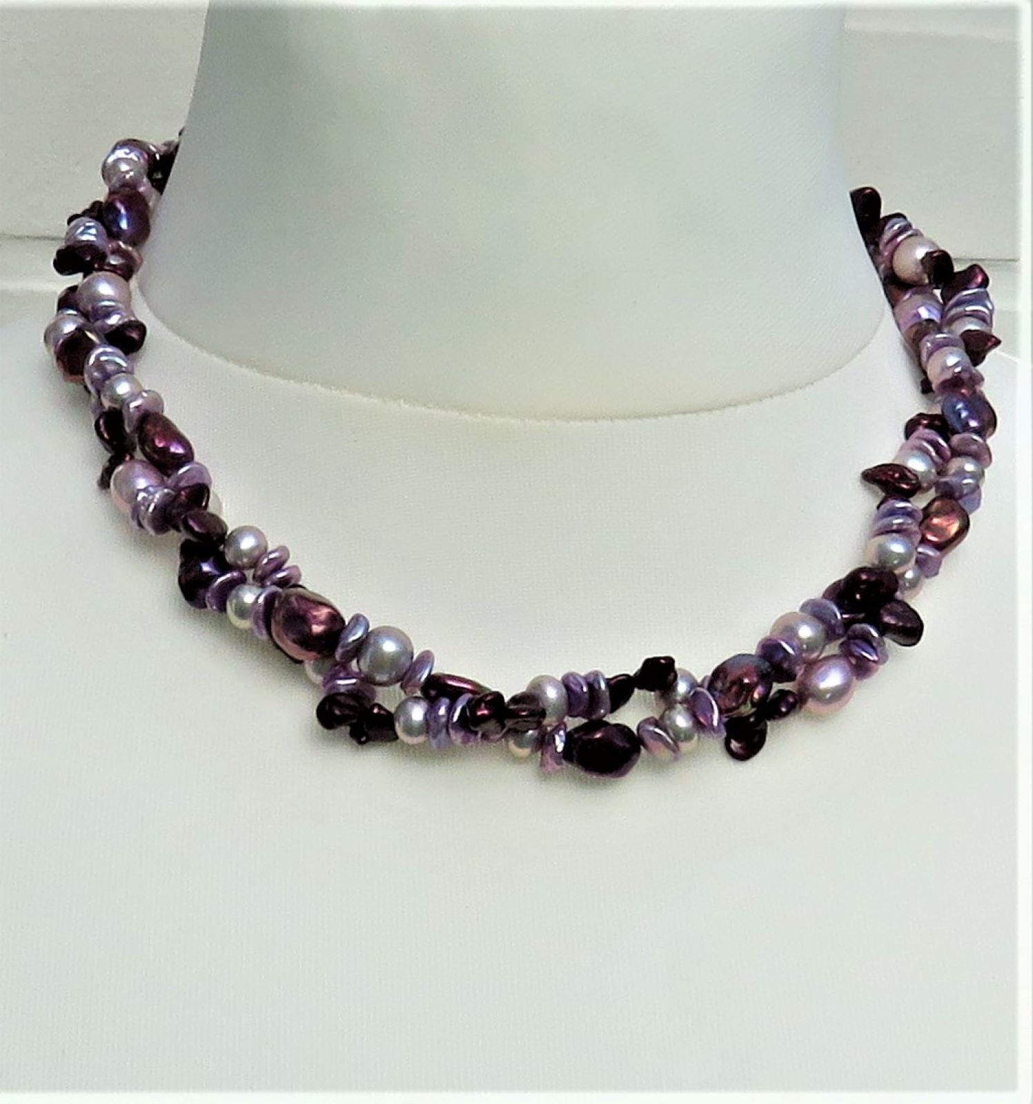 IMG_1952-2-5086 Keshi Perlen Kette Süßwasser Perlen Kette Unikat Perlenkette handgefertigt 5086