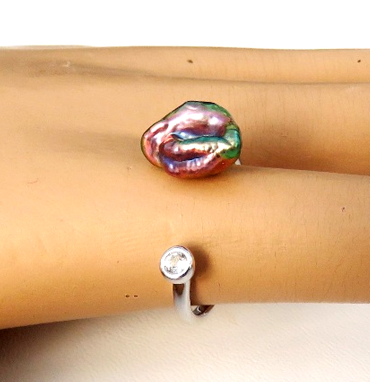 IMG_2789-4287-R Keshi Perlen Ring Unikat Perlen Schmuck 4287