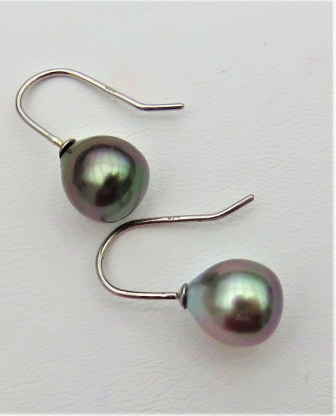Tahitiperlen Ohrringe Unikat Perlen Ohrhänger handgefertigt Perlen Ohrringe 4785